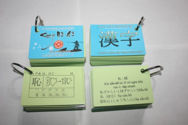 sử dụng flashcard ngữ pháp 