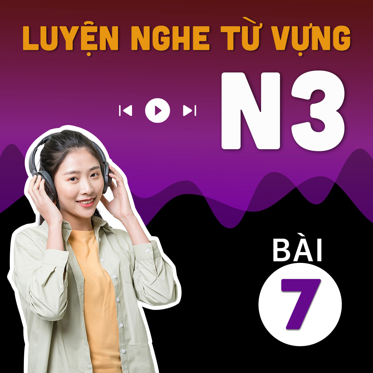 Minano Nihongo Chuukyuu 1 - Bài 7 - Luyện Nghe, Học Từ Vựng Tiếng Nhật N3 (みんなの日本語中級1-第7課-言葉)