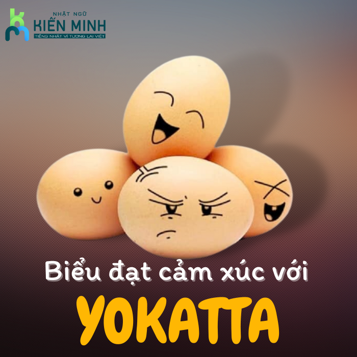 CÁCH BIỂU ĐẠT CẢM XÚC VỚI YOKATTA