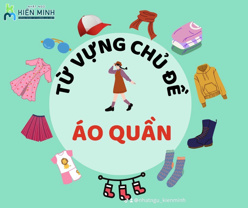 TỪ VỰNG TIẾNG NHẬT CHỦ ĐỀ ÁO QUẦN